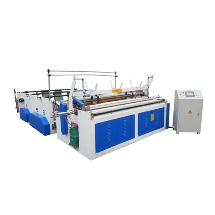 Tissue Paper Roll Slitting Rewinder Toilet Paper Machine Toilet Paper Production Line for Jumbo Roll Processing in Factories