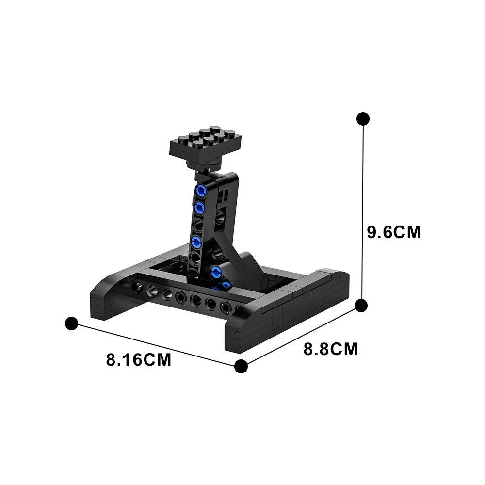 MOC Display Stand Bouwstenen Beugel Voor Space Wars Fighter 75102/75149/75218 Ondersteuning Bricks Kinderen Speelgoed MOC gift