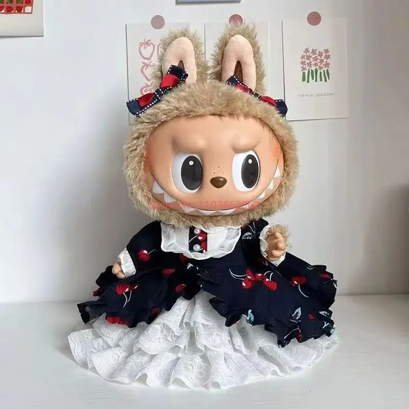 Nuovo in magazzino 38cm rag plush doll sostituzione dell'abbigliamento labuu Time to Chill doll clothing