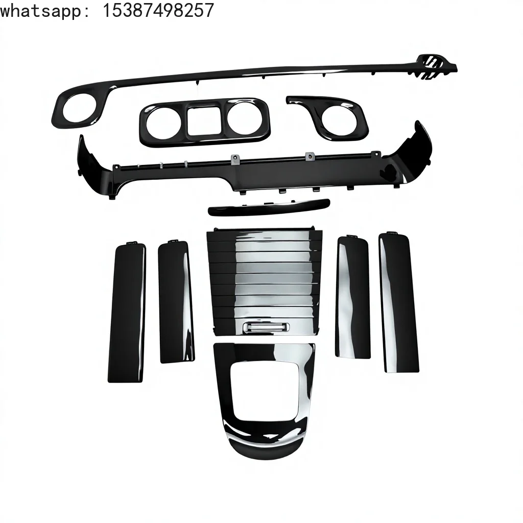 For 2025 Dry Carbon Fiber Interior for Mercedes Benz G Wagon W465 G500 G580 G63 AMG Center Control Air Vent Handbrake Trim