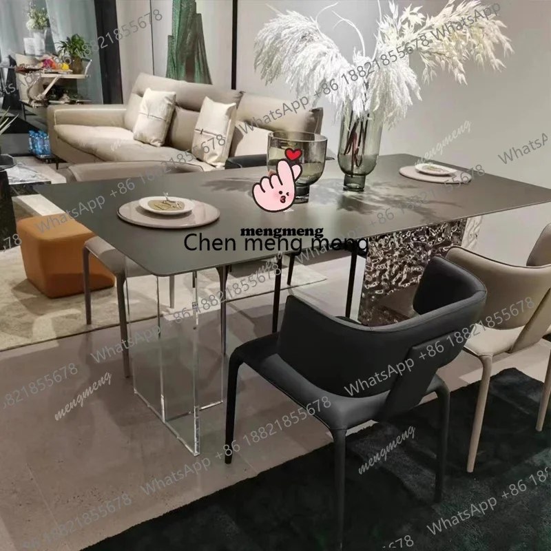 Reception Corner Dining Table Poker Designer Writing Office Lounge Balcony Clean Dining Table Cheap Mesa Commercial Furniture
