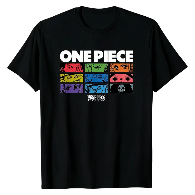 

Футболка One Piece Straw Hat Pirates с графическим принтом, хлопковая, с круглым вырезом, оверсайз, повседневная, в уличном стиле