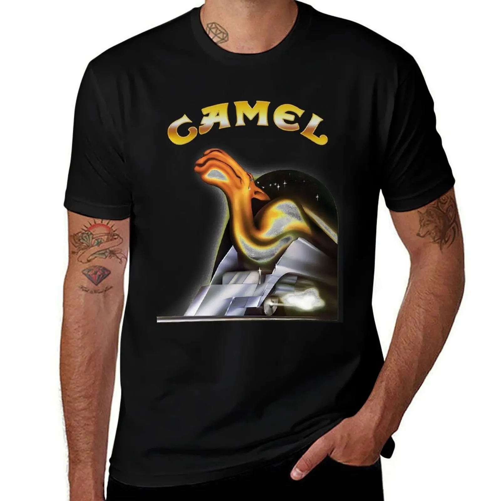 

CAMEL BAND luar zona nyaman T-Shirt graphics Funny t-shirt T-shirts man plus size men clothing
