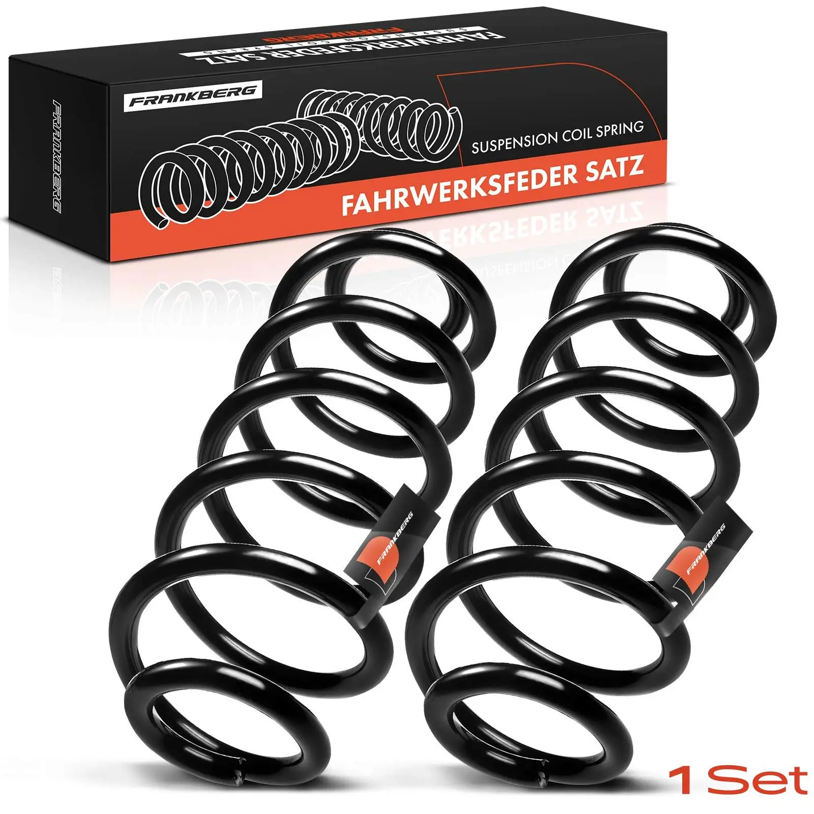 Frankberg 2x Fahrwerksfeder Hinterachse für Audi A4 8K5 B8 A5 8F7 A6 4G2 4GC C7 2008-2018 RA6106 8K0511115ER 8K0511115EC
