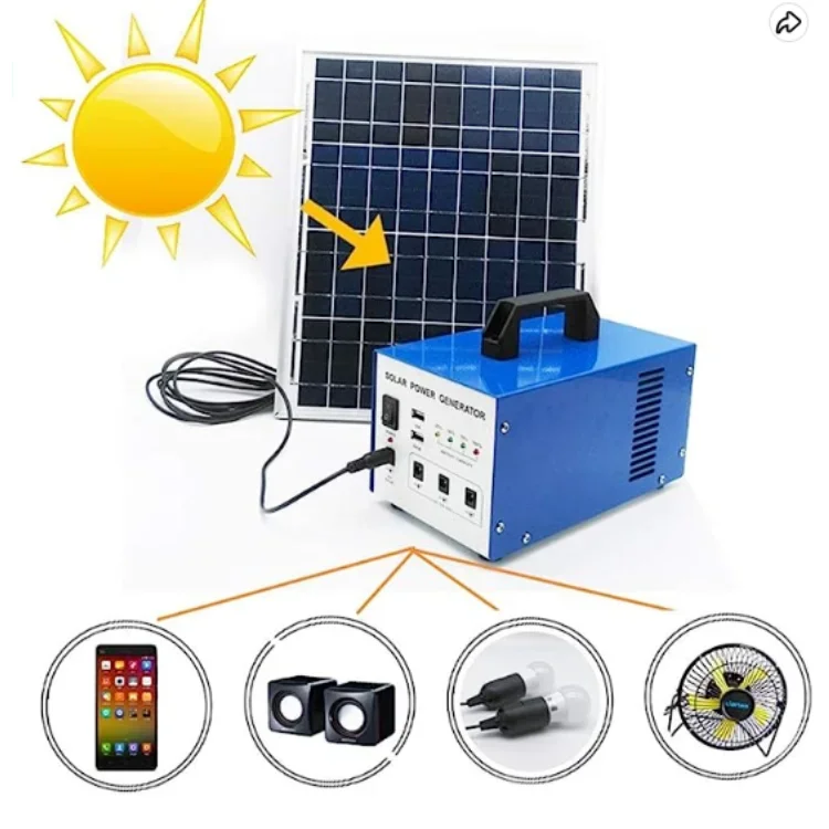 Electric Lithium Lifepo4 Small Mobile Solar Power Generators For Home Portable Charger Mini Solar Power Bank