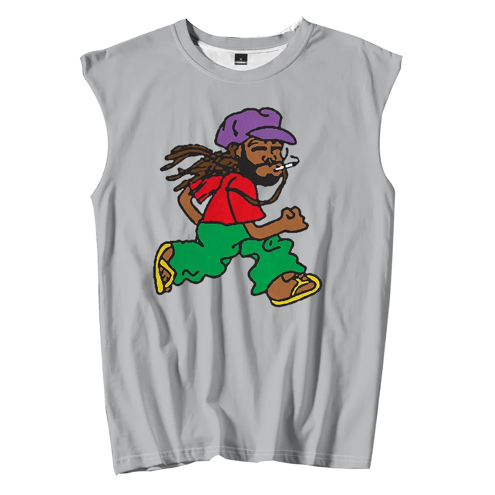 Aminé 13 شهرًا من Sunshine Merch تانك القمم مغني الراب Amine Tour de Dance 2025 سترة دون أكمام للنساء والرجال ملابس الشارع الخارجية