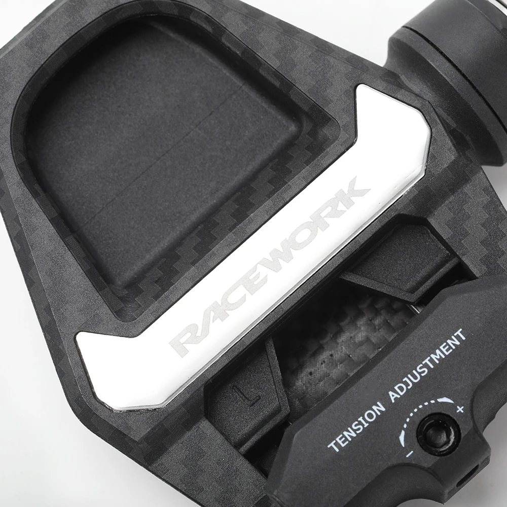 RACEWORK CARBON Rennrad Clip-in Pedale Superleichte Carbonfaser-Rennrad-Selbstverriegelnde Pedale mit Verriegelungsplatte – Detail 11
