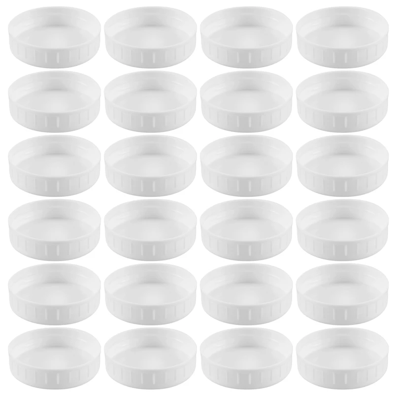 Regular Mouth Lids For Mason Jar Lids Plastic Storage Caps For Mason Canning Jars And More, Standard, Dia 70Mm