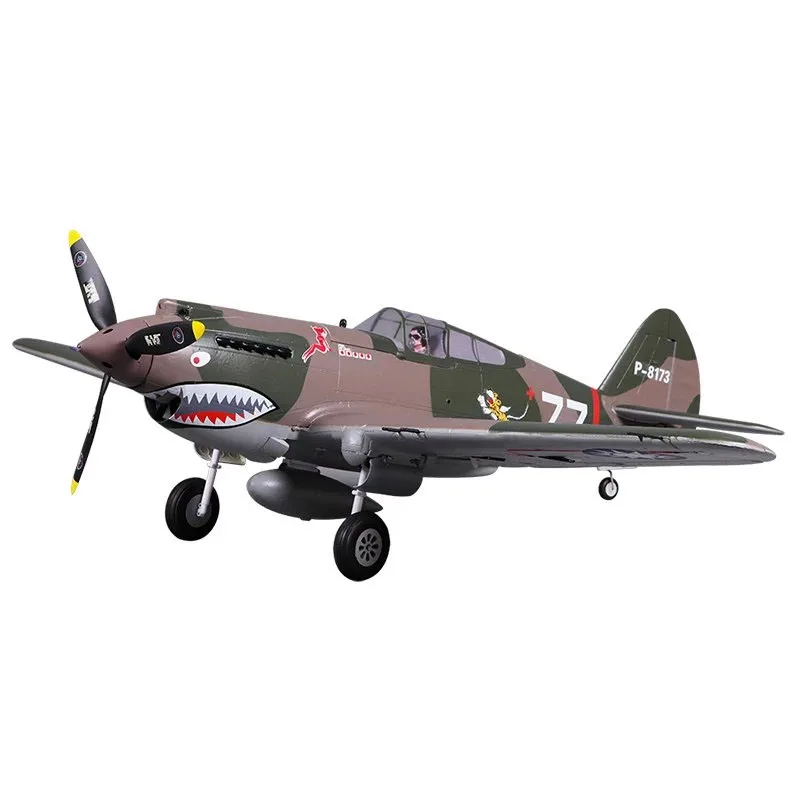 FMS 980mm P-40B Ferngesteuertes Flugzeugmodell, Montage, Starrflügelflugzeugmodell, Geburtstagsgeschenk, Simulationsflugzeugmodell