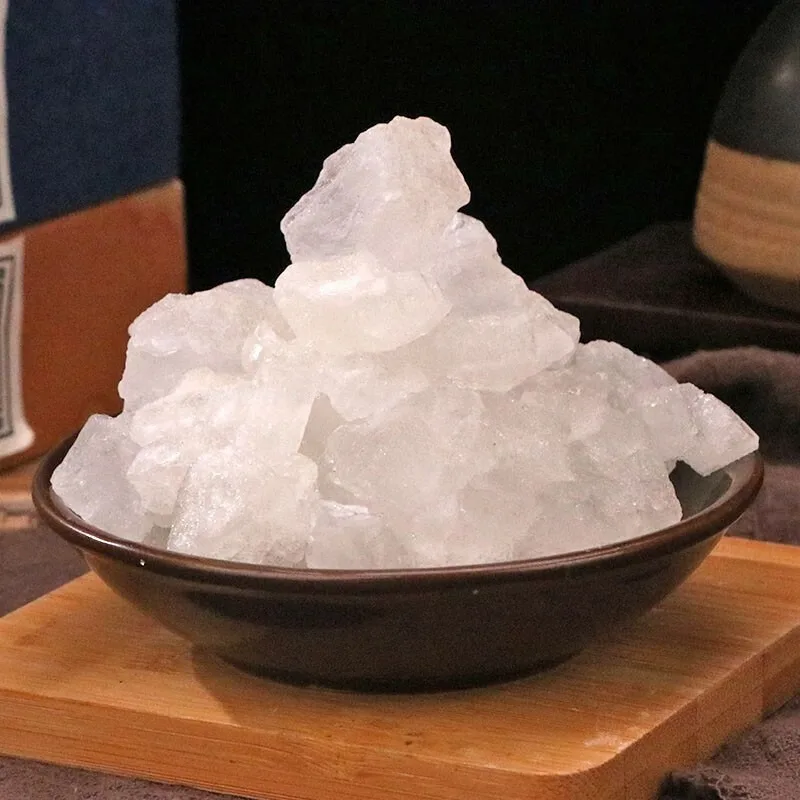 500G Canned Alum Block/powder, Natural Primary Color Crystal Alum, Artificially Selected, Clean and Impurity-free/antiperspirant