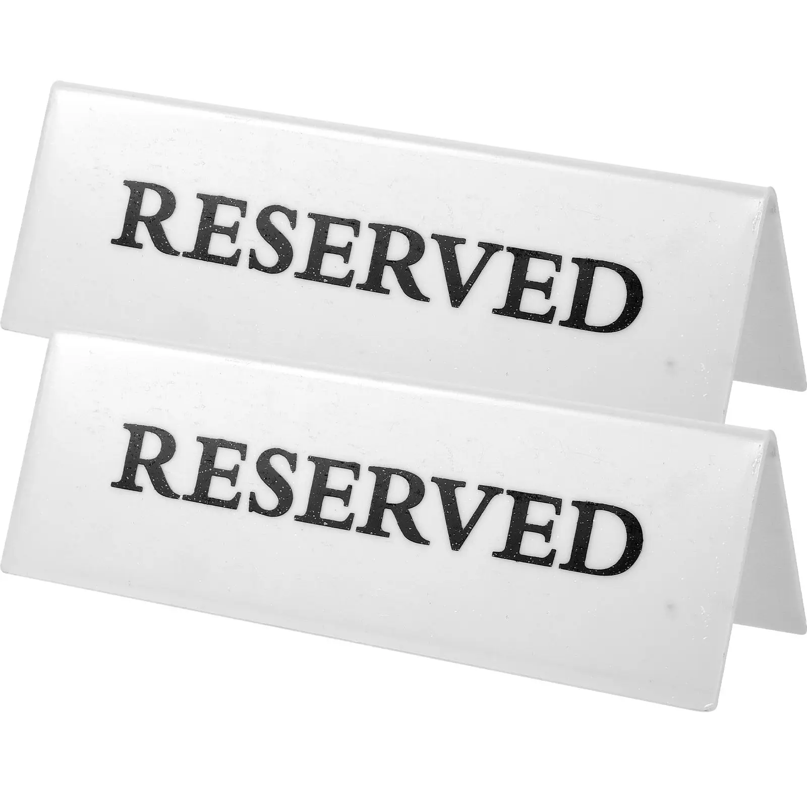 2 Pcs No Smoking Sign Chairs Reserved Signs Table Card Acrylic for Wedding Conference Room Reservation Restaurant