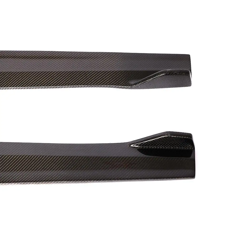

Product Customization RS3 8V Carbon Fiber Car Side Skirts Extensions Splitter forAudi A3 RS3 Sedan 2017-2019 Carbon Black