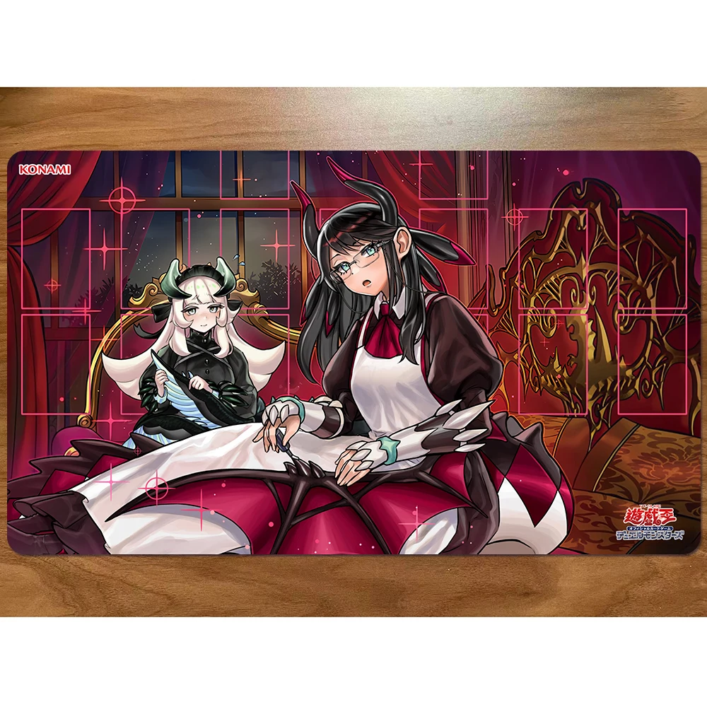 

Yu-Gi-Oh Playmat House Dragonmaid YGO Play Mat Game Card KMC TCG Yugioh Mat M-43