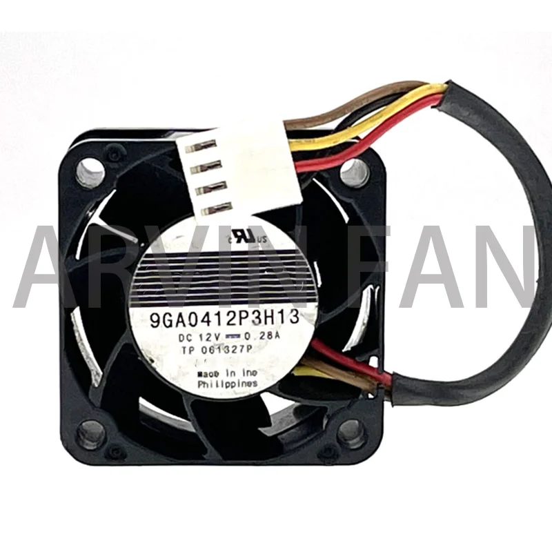 2pcs 9GA0412P3H13 40mm 12V Dual Ball Bearing High Speed Small Computer Cooling Fan,40X40X28mm 4028 0.28A 14000RPM Pwm Cooler PC