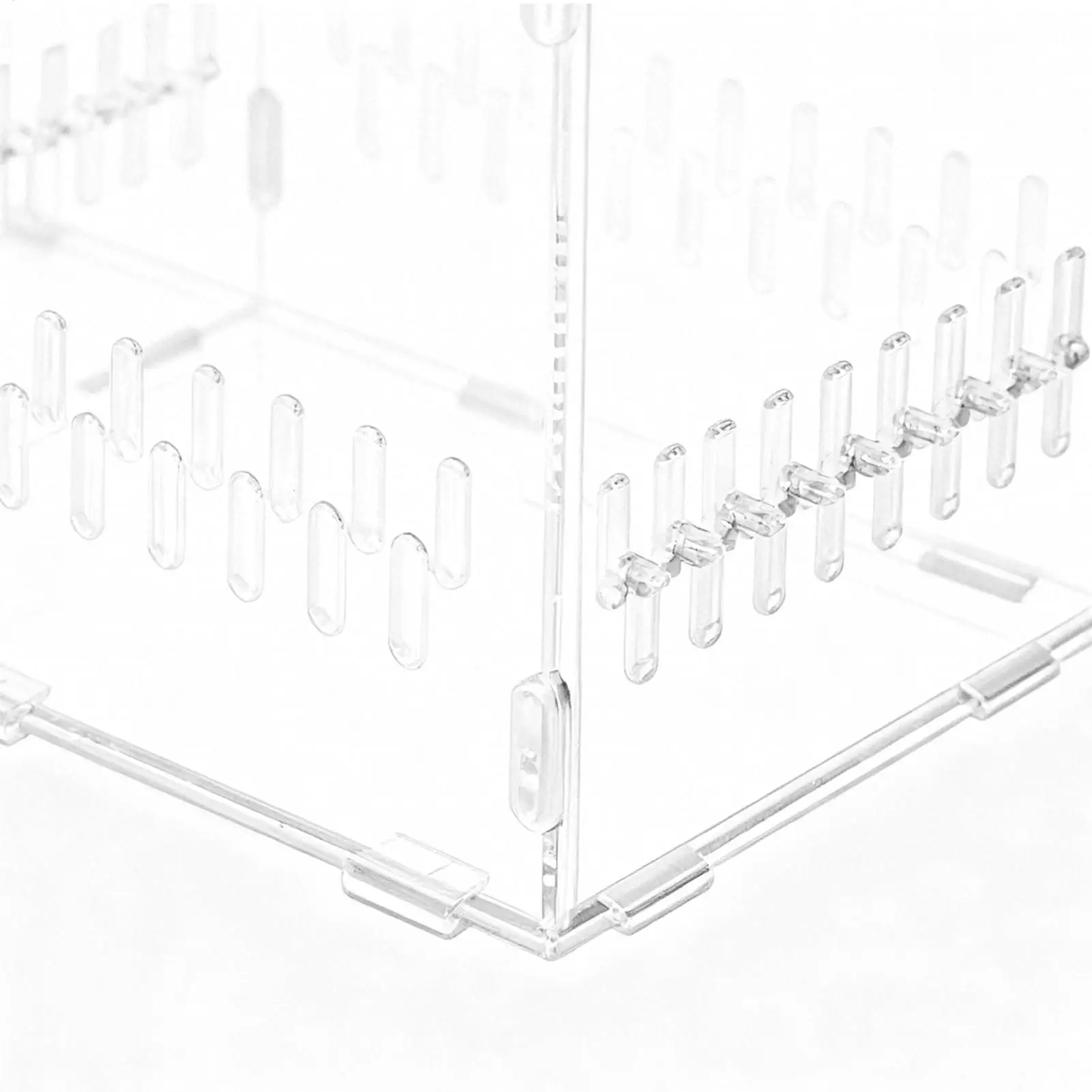 Spider Terrarium Breathable Clear Cage 15.75x8.07x7.87in Breathable Spider Cage With Lid For Turtle Snake Tortoise Plants Gecko