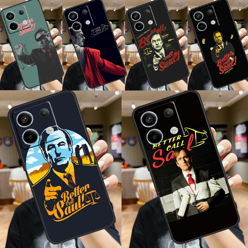 Better Call Saul Case For Xiaomi Redmi Note 11 9 10 12 13 Pro Plus 9S 10S 11S 12S Remdi 13 12 C 9C 10C Cover