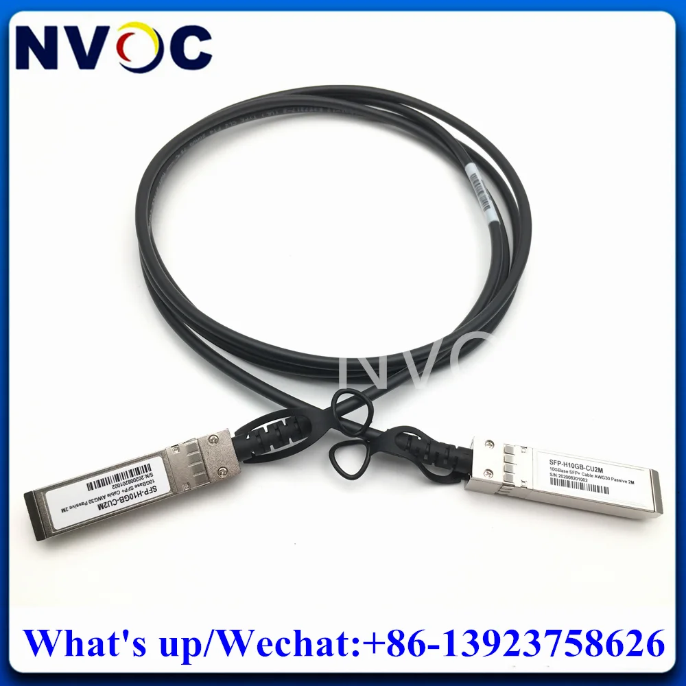 Imagem -06 - Direct Anexar Twinax Copper Fiber Optical Cabo Sfp +10g-cu2m 10gb Ethernet Dac Passivo 2m 2m