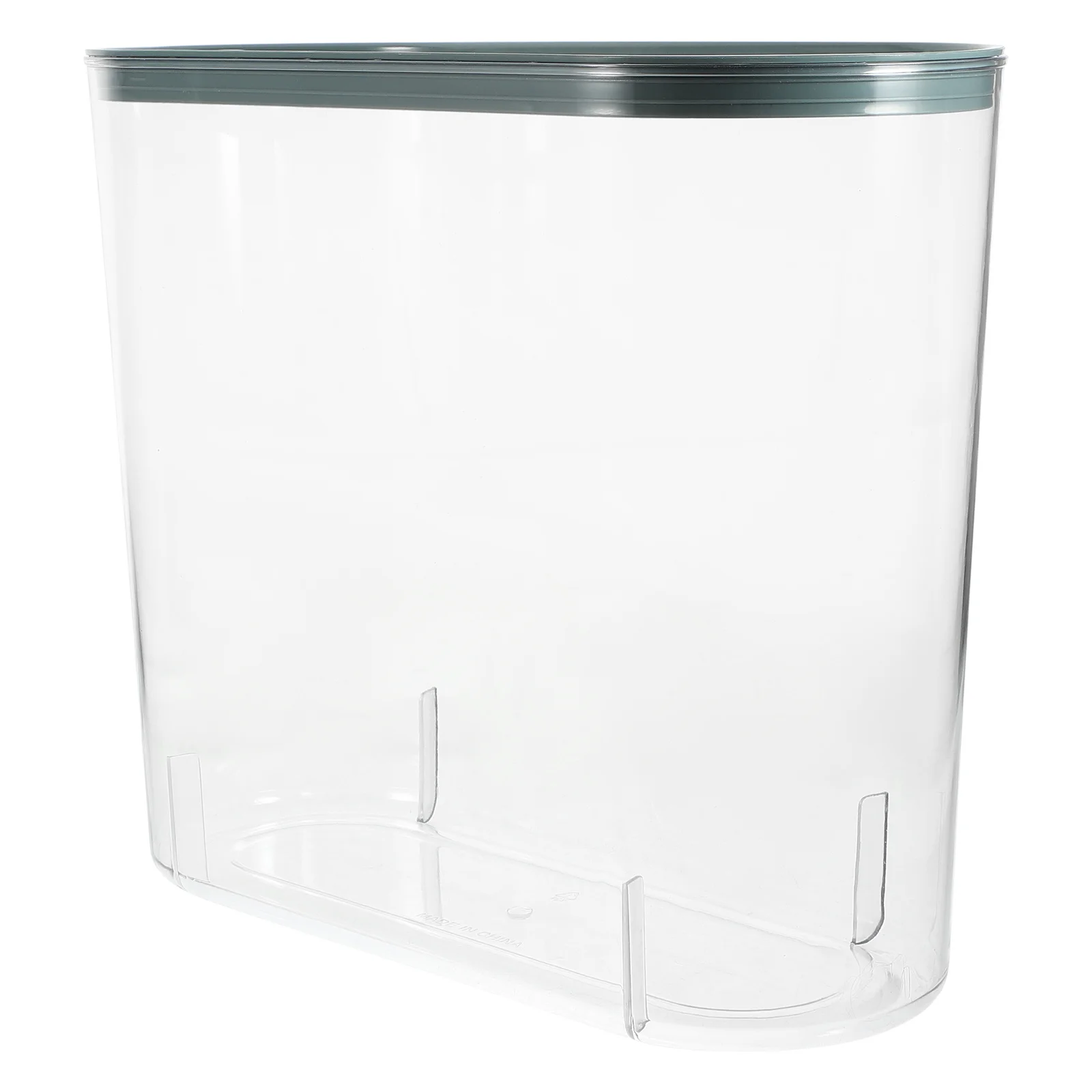 

1pc Clear Slim Plastic Garbage Can Large Capacity For Bathroom Kitchen Office Bedroom Home Use Trash Bin Waste Basket Household