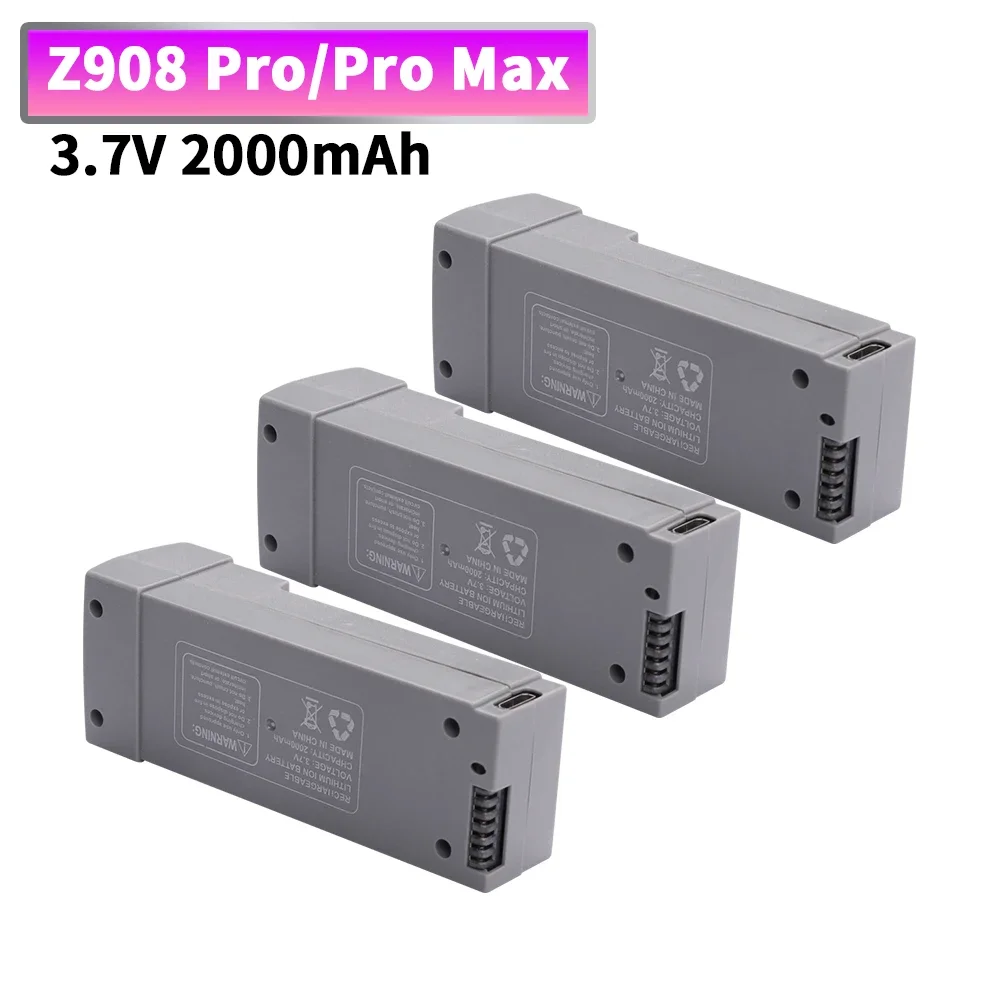 

Оригинальный аккумулятор 3,7 В 2000 мАч Z908 для Z908 Pro MAX RC Drone Lipo, аккумуляторы для квадрокоптера, аксессуары для 1-15 шт. аккумулятор