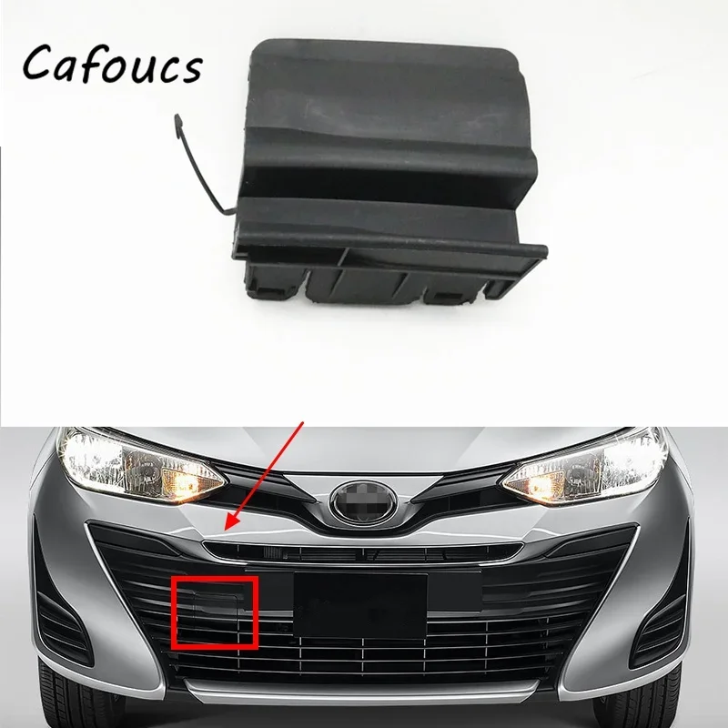 

Front Bumper Towing Hook Cover Lid Trailer Cap Shell For Toyota Vios Yaris Ativ Sedan 2018 2019