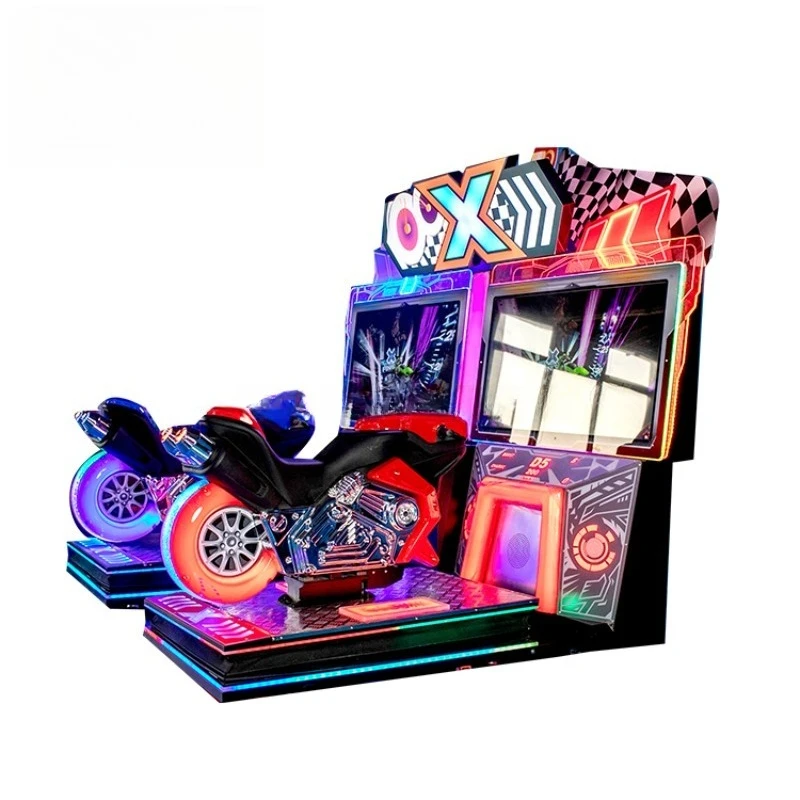 متنزه الترفيه تجربة العملة المعدنية محاكي سباق الدراجات النارية الديناميكي #3