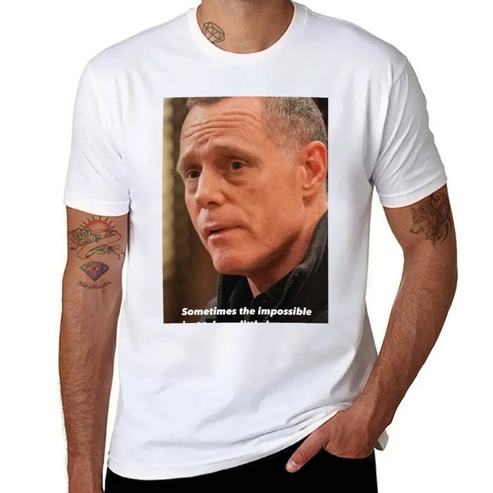 

Jason Beghe Sometimes The Impossible T-Shirt t shirts for man cotton black cotton t-shirt plain for man package T-Shirt