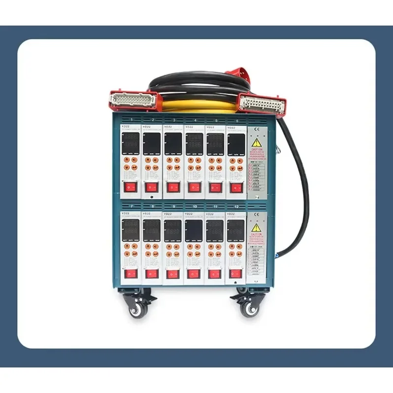 Precision Customizable 8Zone LCD PID Digital Hot Runner System Controller with PT100 Precision Temperature Control