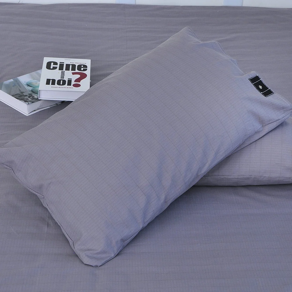 CONDUCTIVE Earthing Pillowcase For Good Sleep With Grounding Cord