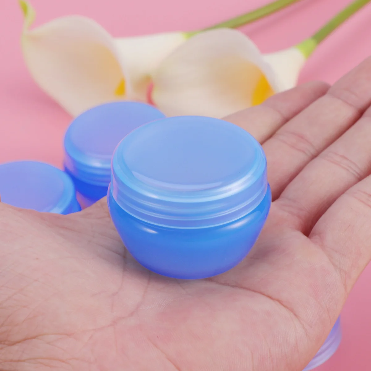 12 قطعة 20 جرام شكل الفطر حاويات كريم فارغة مختومة السفر الجرار لمستحضرات التجميل المراهم بلسم ظلال العيون الصلبة المستحضرات #2