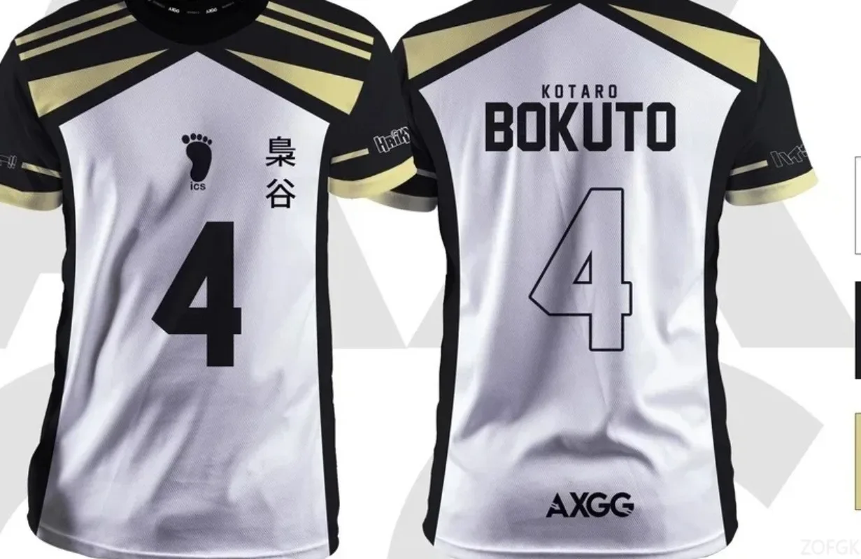 Haikyuu Fukurodani Bokuto Anime Men T-Shirts 2025 New Summer Fashion Casual Jersey Round Neck Top Short-Sleeve Tee Men Clothing image 3