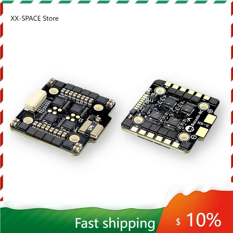 

Aocoda-Rc 40A Mini ESC 4-in-1 BLHeli-32 3-6S 20mm hole distance suitable for remote control model diy spare parts
