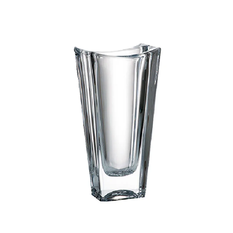 

Crystal glass vase, modern minimalist flower arrangement vase, decoration
