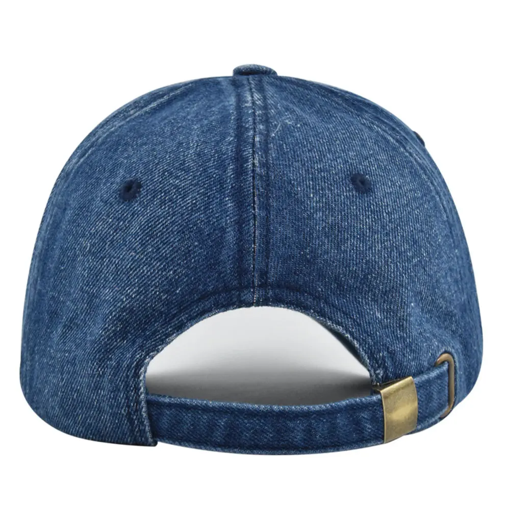 2024 Retro Cowboy Baseball Cap Letter embroidery Jeans Hat Sanpback Hip Hop Cap Men Women Solid Denim Four Seasons Hat Kpop Bone