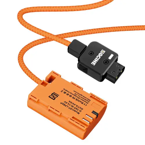 Imagen 2 del producto ZGCINE D-Tap a LP-E6P y USB-C PD a LP-E6P Cable de batería simulada para Canon EOS 5D Mark IV 6D Mark II 80D 90D R5 R6 Mark II R7