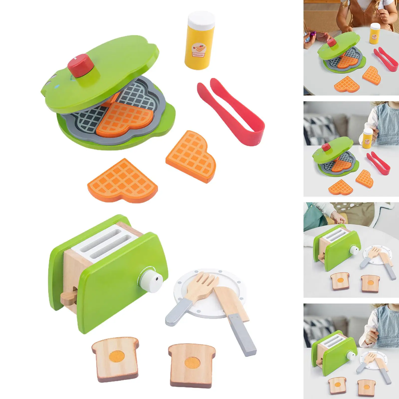 Juguetes de Cocina de Comida, accesorios de cocina, habilidad práctica para niños en edad preescolar