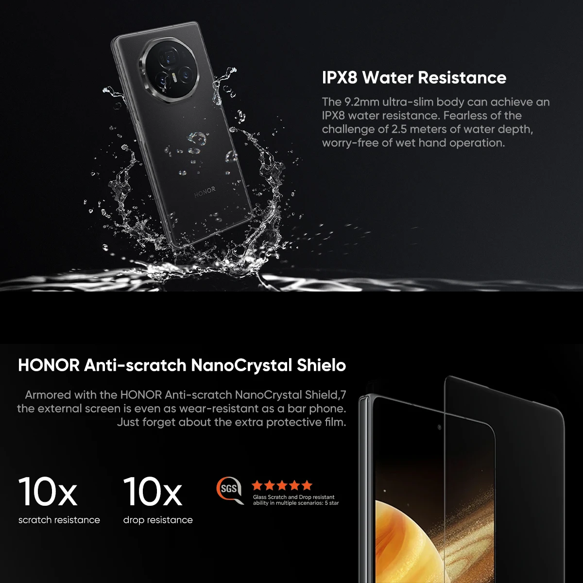 New Global Version HONOR Magic V3 5G Smartphone 120Hz Foldable LTPO OLED 7.92