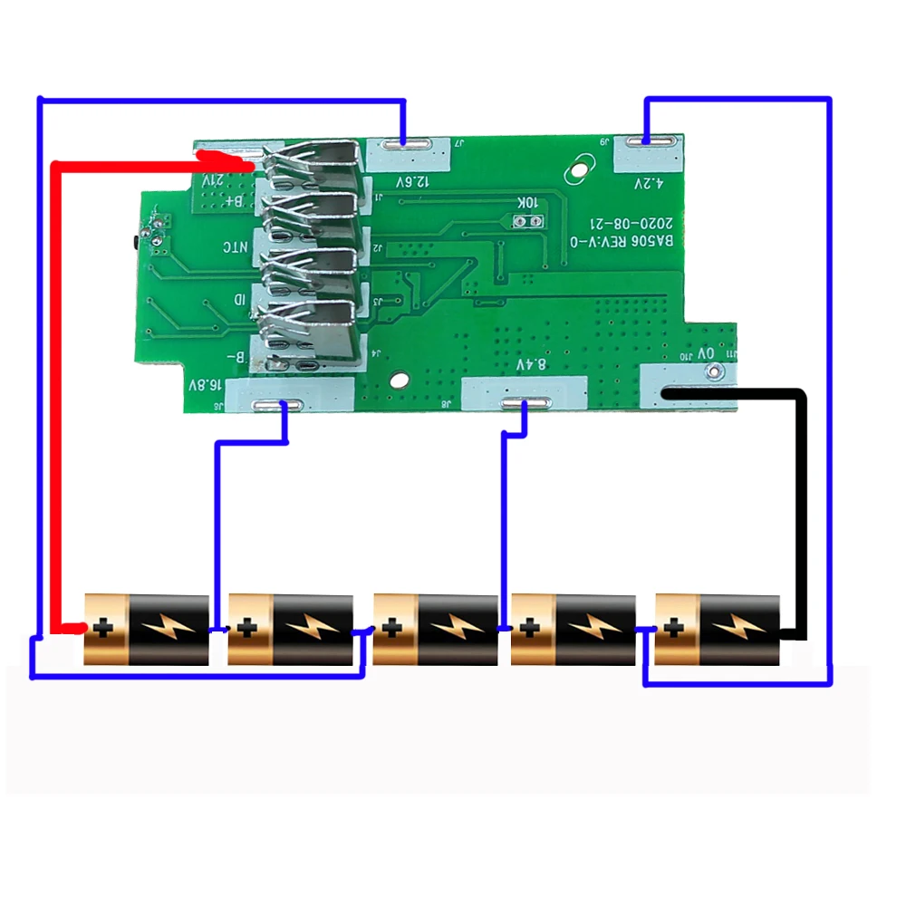 Doscing Battery case accessories with PCB BMS Charging Board For Craftsman 20V CMCB201 CMCB202 CMCB204 CMCF800 CMCD700 CMCD721