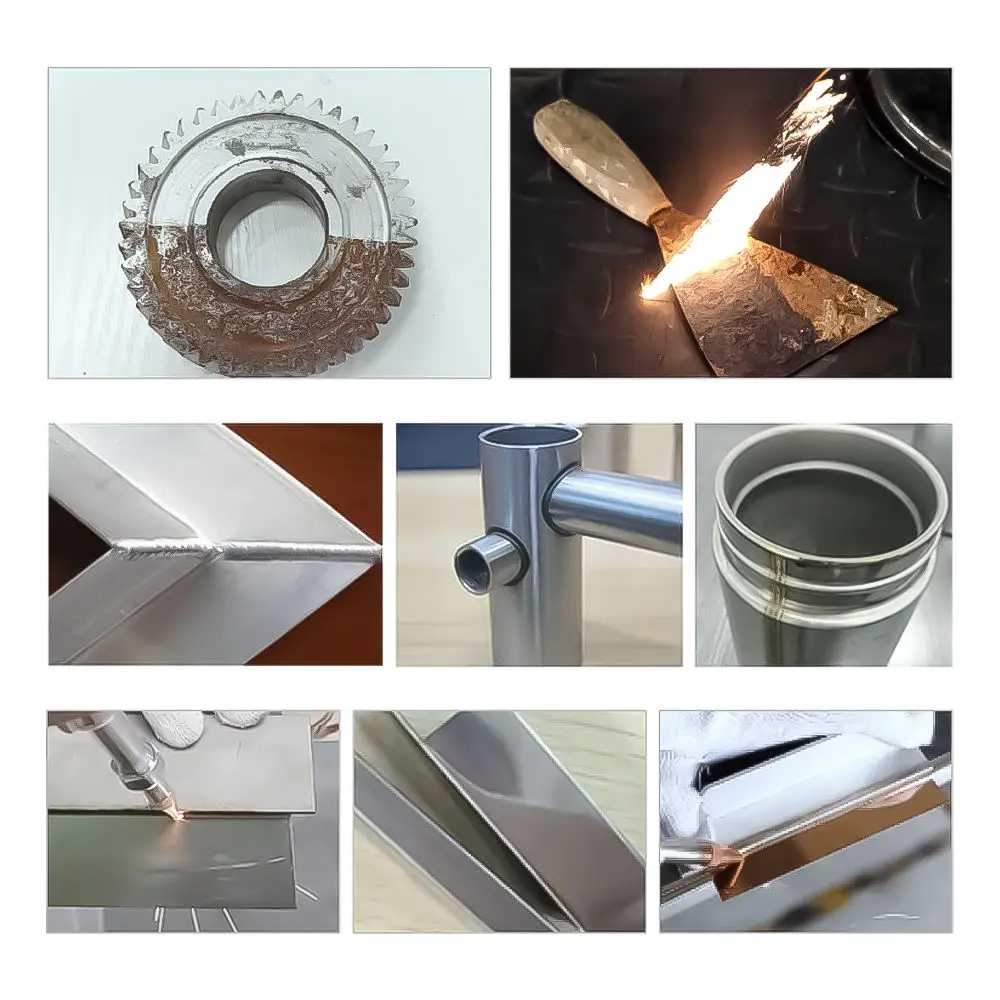 Immagine 5: Applicabile alla testa di saldatura e pulizia laser RayTools con alimentatore di filo BW101-GS, set di sistema di saldatura laser per macchina di saldatura a fibra