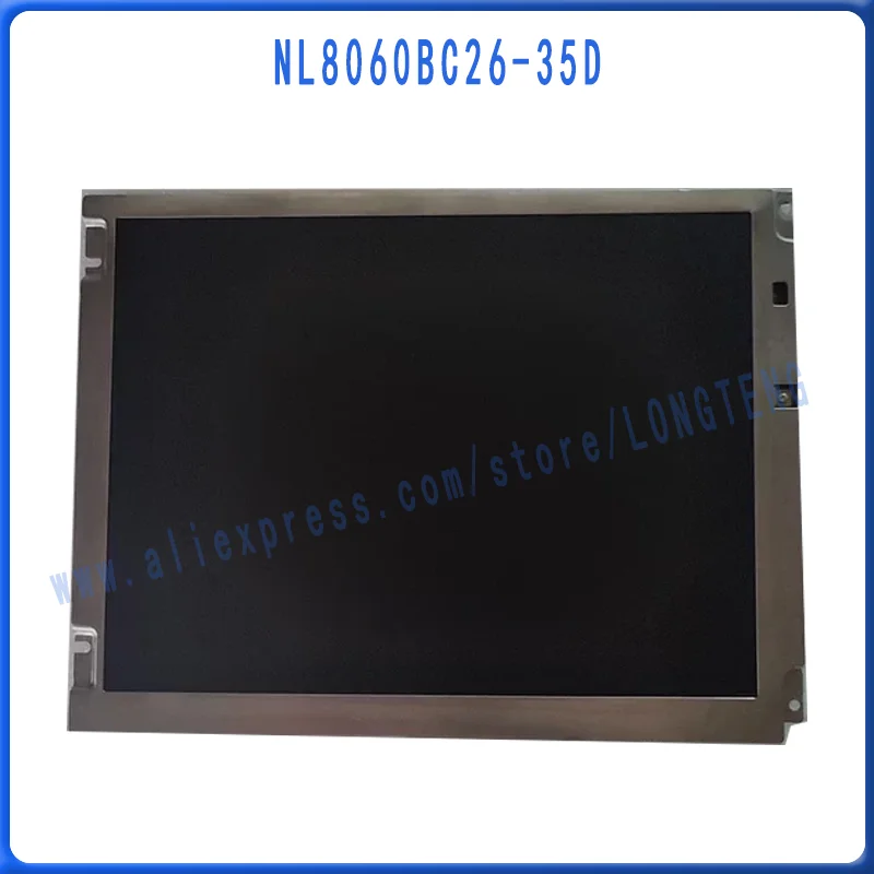 Original 10.4-inch NL8060BC26-35C Industrial Screen Compatible with Part Numbers NL8060BC26-35 NL8060BC26-35D NL8060BC26-35E