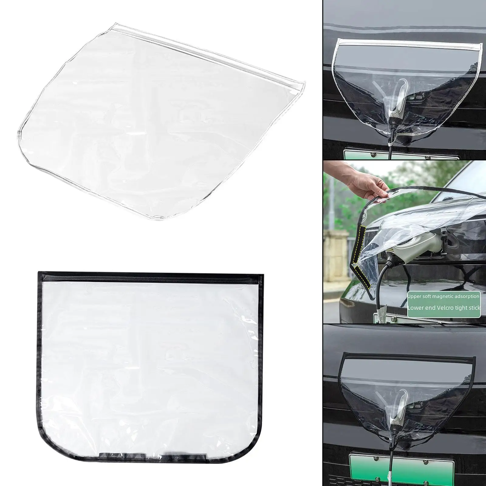 

Car Charging Port Rain Cover Electric Vehicles Lightweight Compact Winter Snow Rain Protection Accessory Charging Port Jack Hood