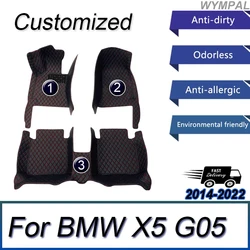 Car Floor Mats For BMW X5 G05 2014 2015 2016 2017 2018 2019 2020 2021 2022 Car Accessires
