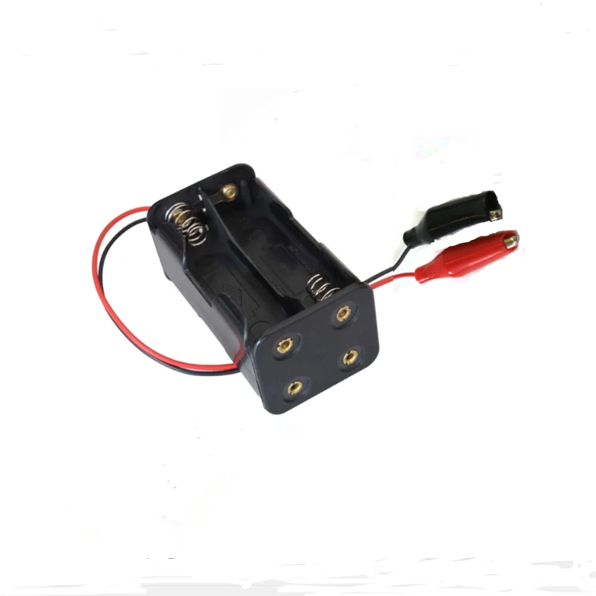 RC Car Receiver Battery Holder Case Box Pack 4 x AA Compatibe JR Futaba 2.1mm 2.5mm 3 Pins Plug JST Male Female 2 Pins Connector