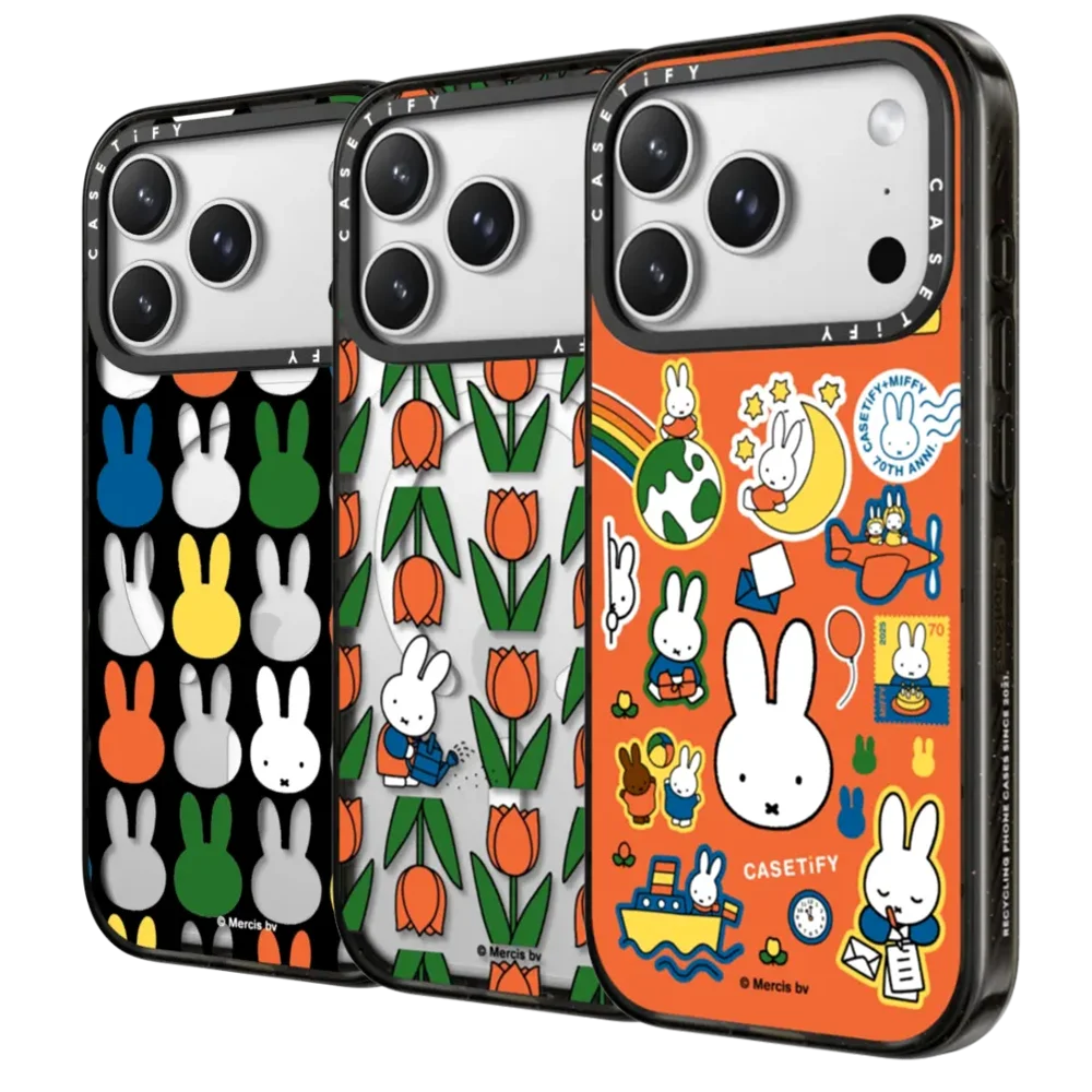 

CASETiFY Miffy Series Magnetic Drop-proof Case for iPhone 13 14 15 17 16 Pro Max Air Plus Protect Cover