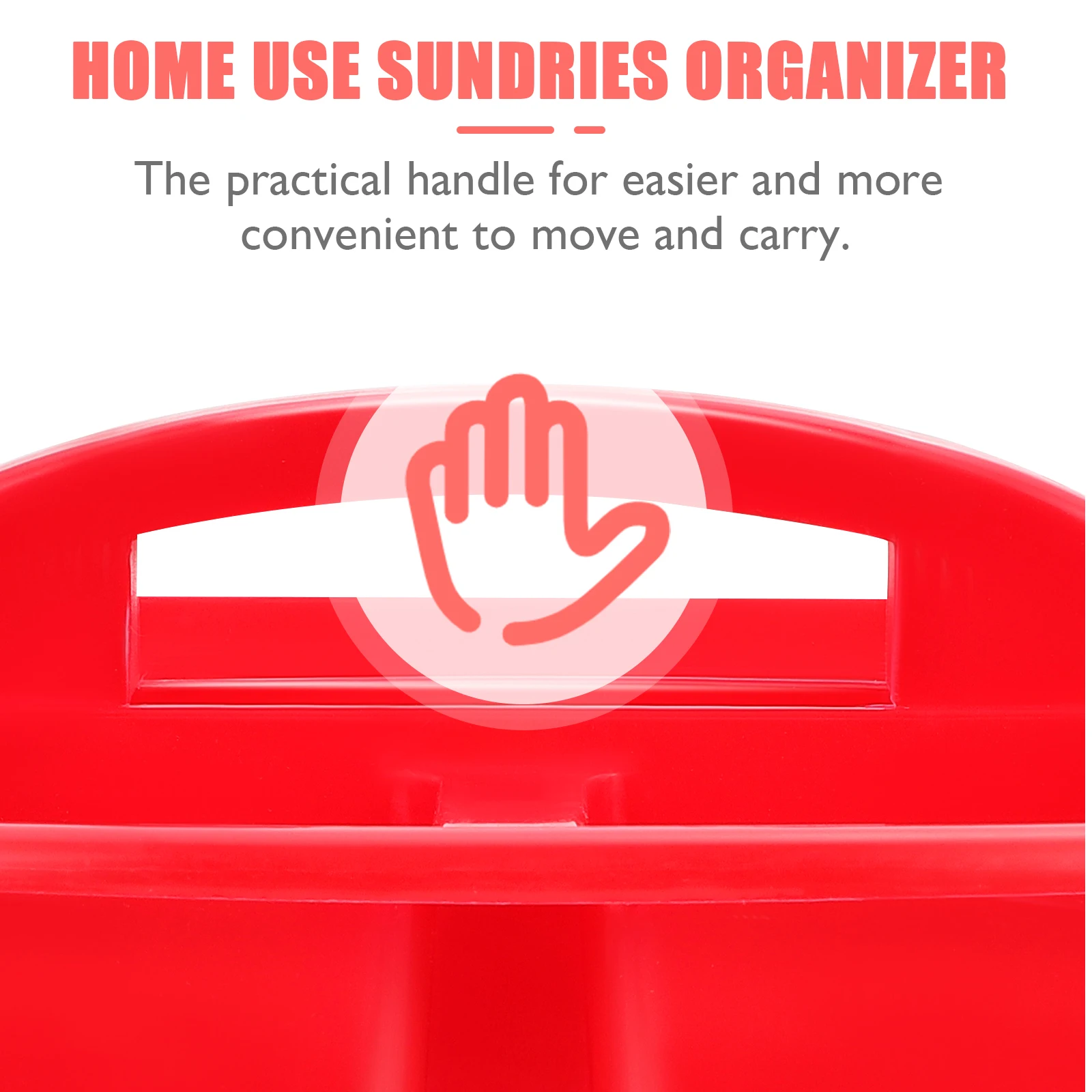 

2pcs Handheld Storage Basket Large Capacity Art Supply Organizer Painting Tool Holder Stationery Storage Container Plastic