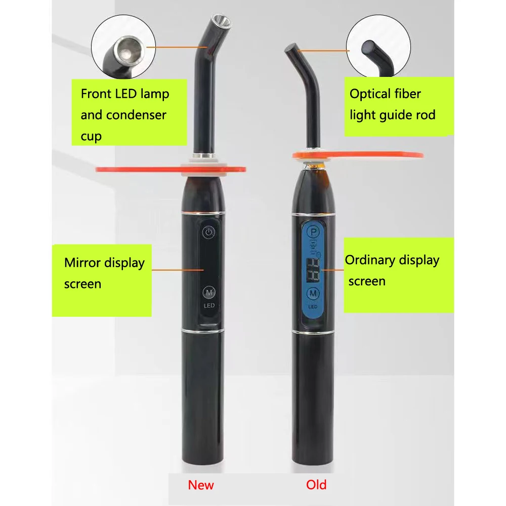 Dental Curing Light Cure LED Light Cure maszyna do utwardzania lamp bezprzewodowa bezprzewodowa Solidify LYA180A biała/czarna wtyczka EU/US