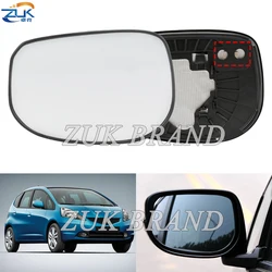 ZUK With Heated Rearview Side Mirror Glass Lens For HONDA FIT JAZZ GE6 GE8 FIT HYBRID GP1 2009 2010 2011 2012 2013 2014