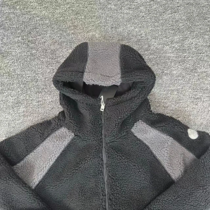 

Настоящее фото, высококачественные куртки Mertra, уличная одежда в стиле хип-хоп, сращенные цвета, мужские классические пальто из овечьей шерсти