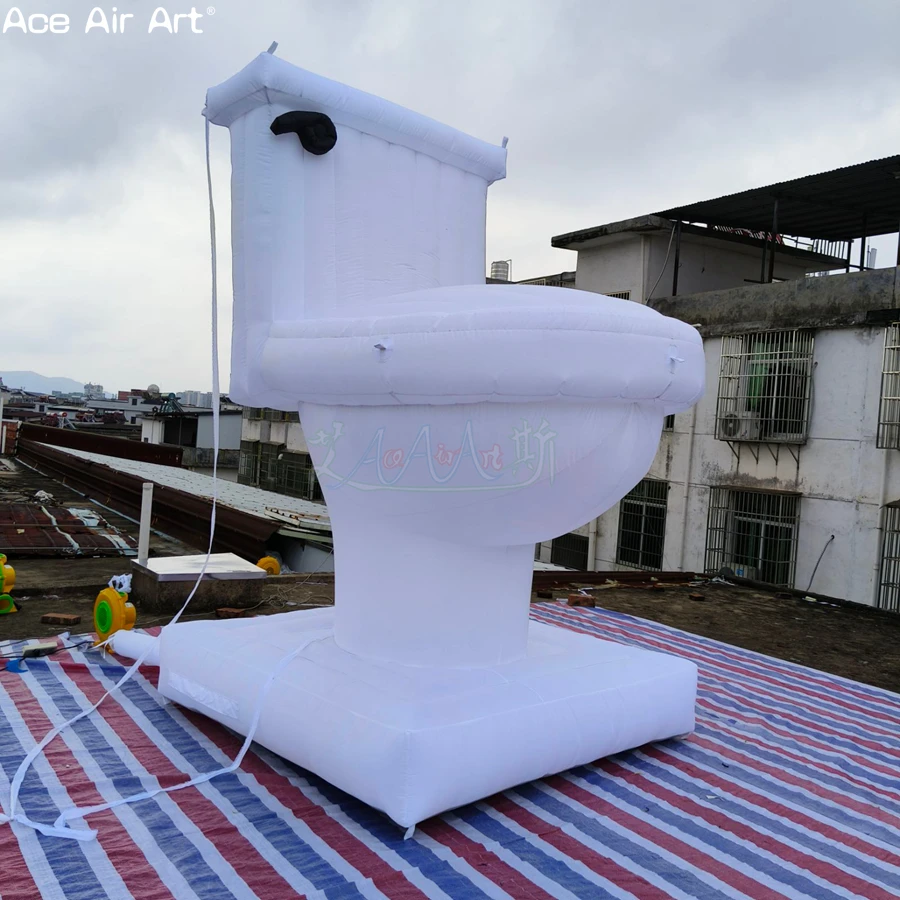 

Customizable Giant Inflatable Toilets | Custom Color, Size & Brand Logo | World Toilet Day Exhibition Decoration