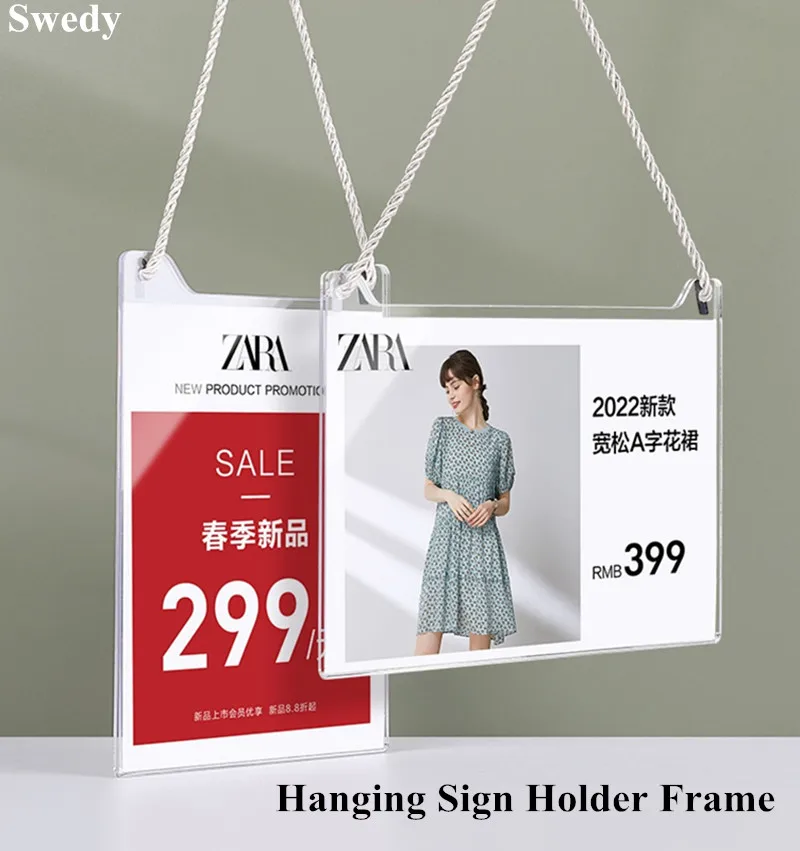 

A5 148x210mm High Quality Supermarket Retail Store Promotion Advertising Display Banner Frame Acrylic Poster Sign Holder