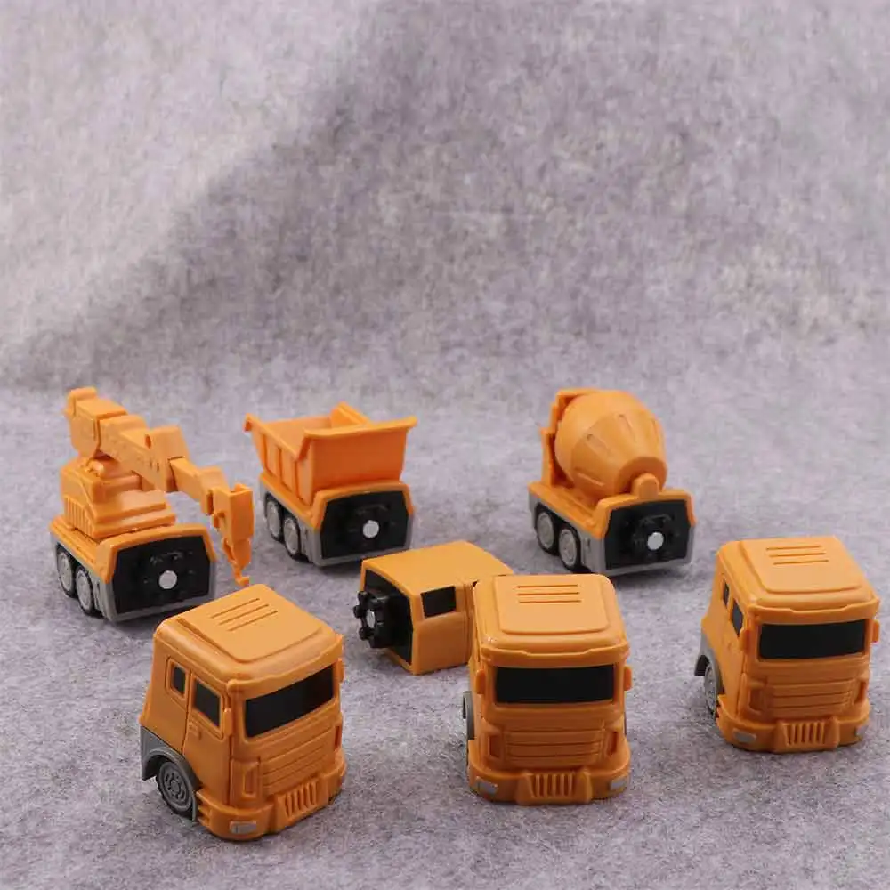 Deformation Magnetic Transform Engineering Excavator Mixer Truck Car Assembly Engineering Vehicle Combination Multi-functional